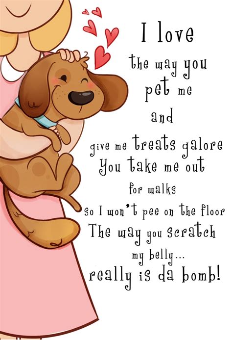 Free Printable Mothers Day Card From Dog